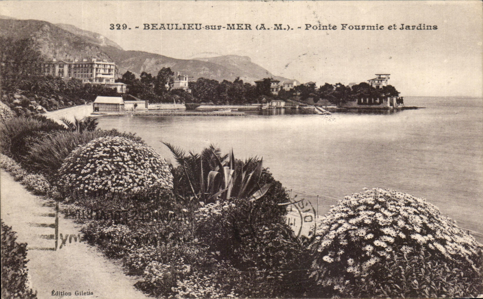 CPA Beaulieu On Mer Points Fourmie and Jardins