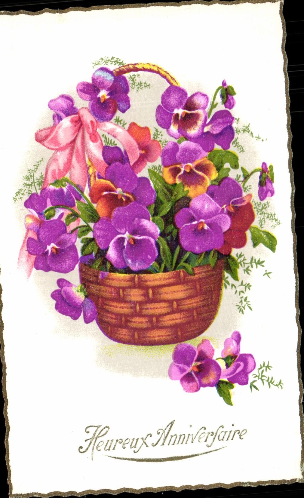 Flores felices Anniveraire de la imaginacion de CPA