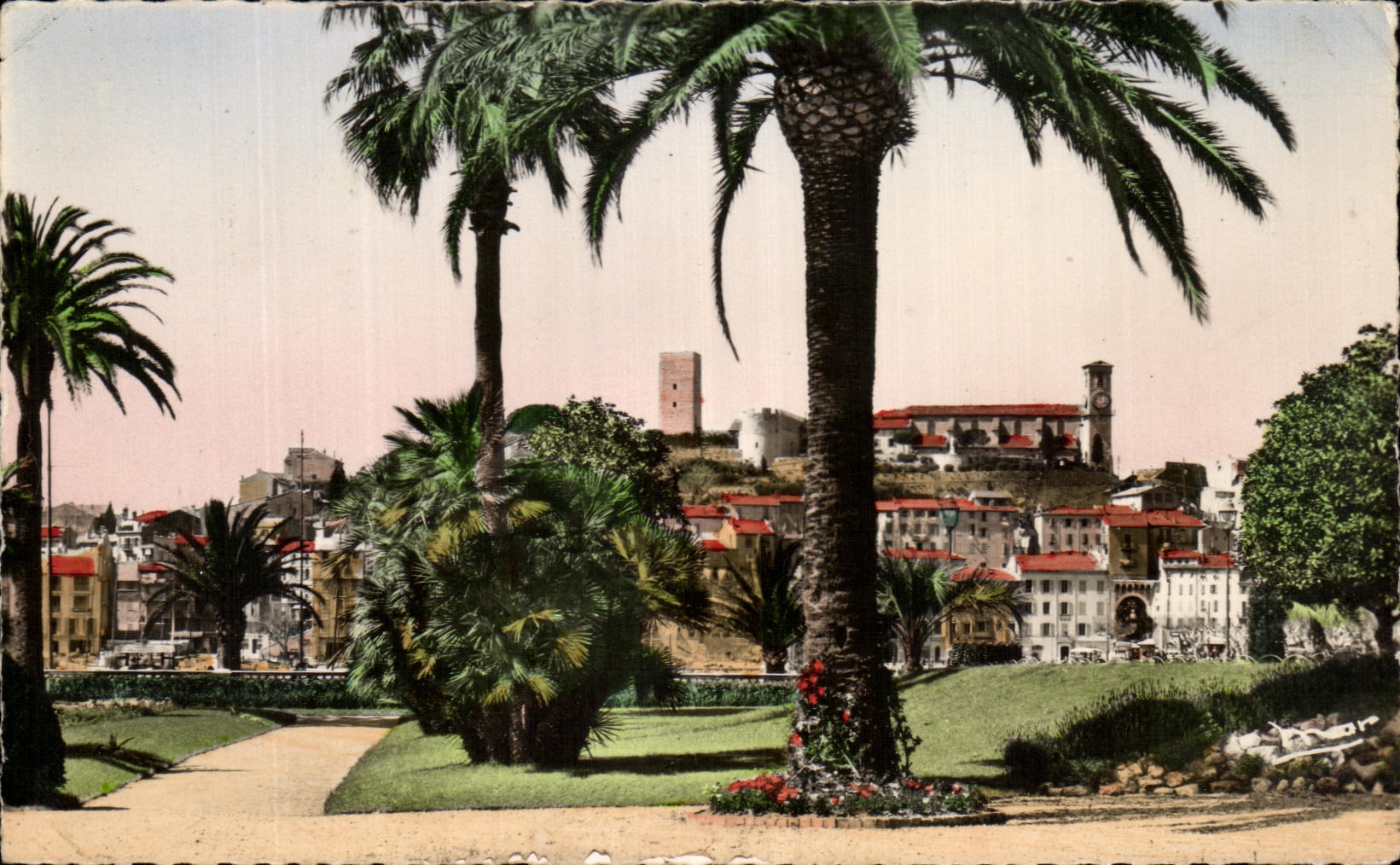 CPA the Dimension Of Cannes Azure Suquet