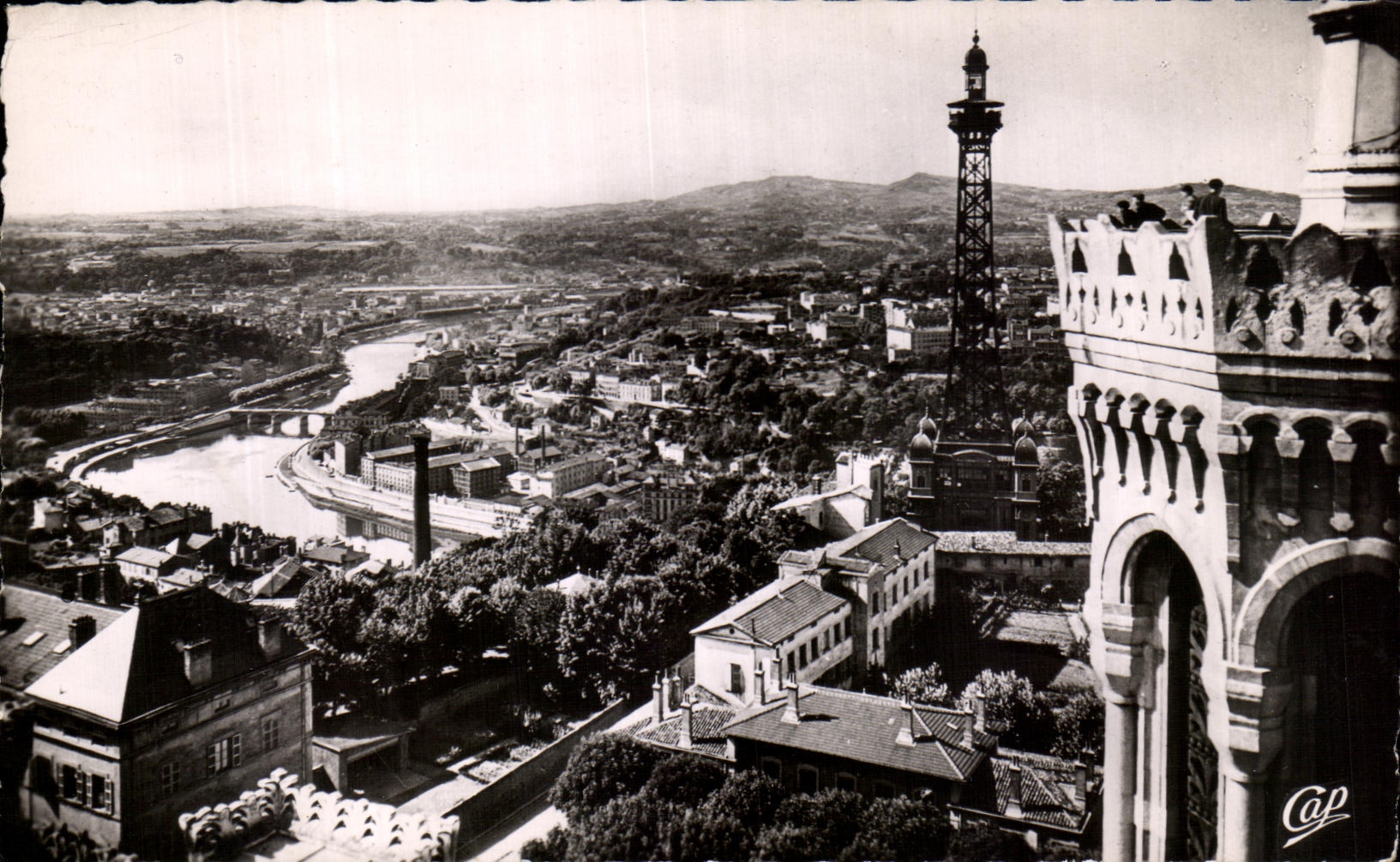 CPA Lyon Panorama on the Saone Seen from of Fourviere