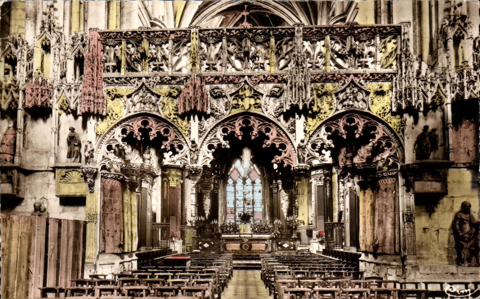 CPA Troyes Church of the Madeleine