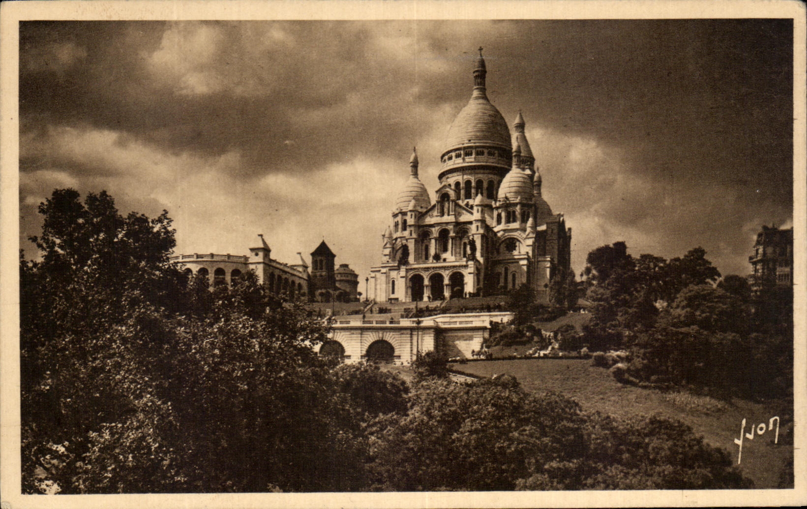 CPA Basilica of Sacring Heart of Montmartre Paris