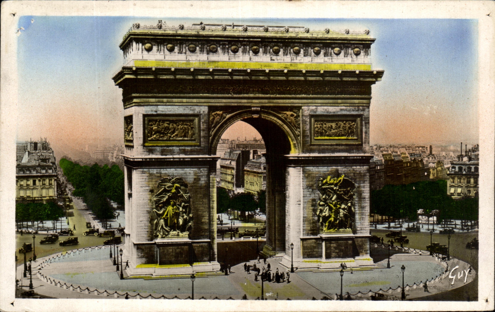 CPA Paris Et Ses Merveilles Are de Triomphe de l'Etolle