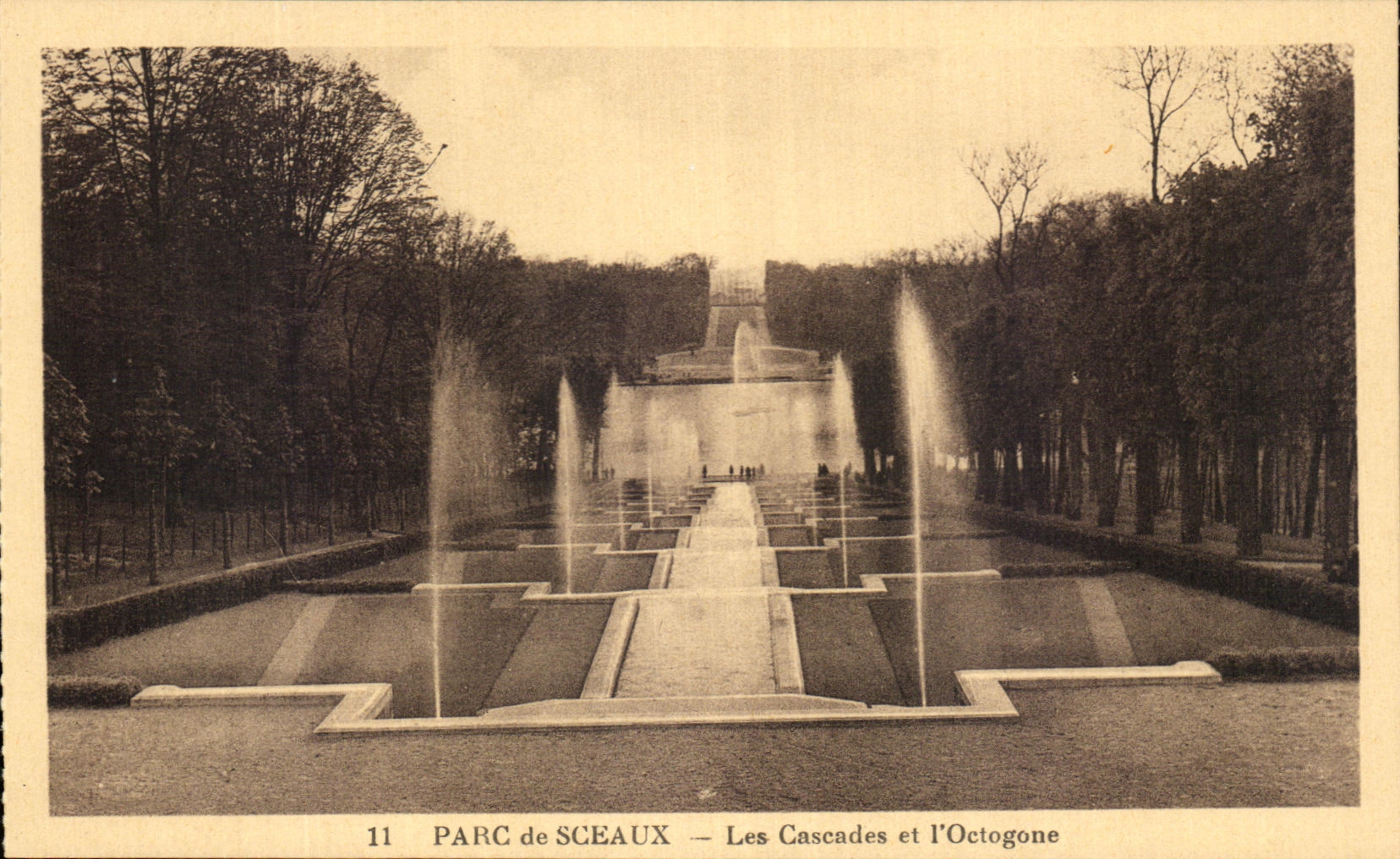 Parque de CPA de cascadas de los sellos y del Octagone