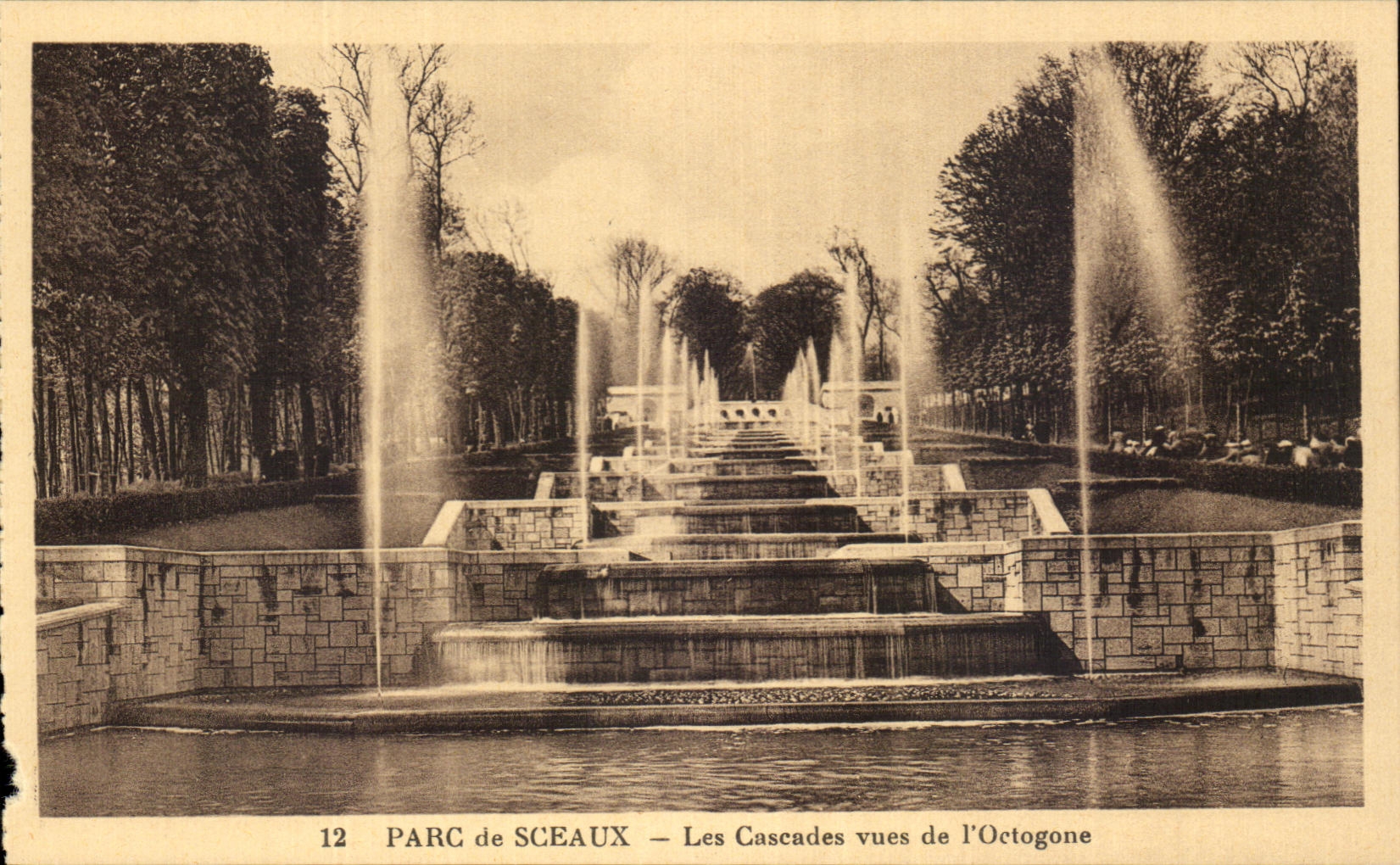 CPA Park of Seals Cascades seen of the Octagone