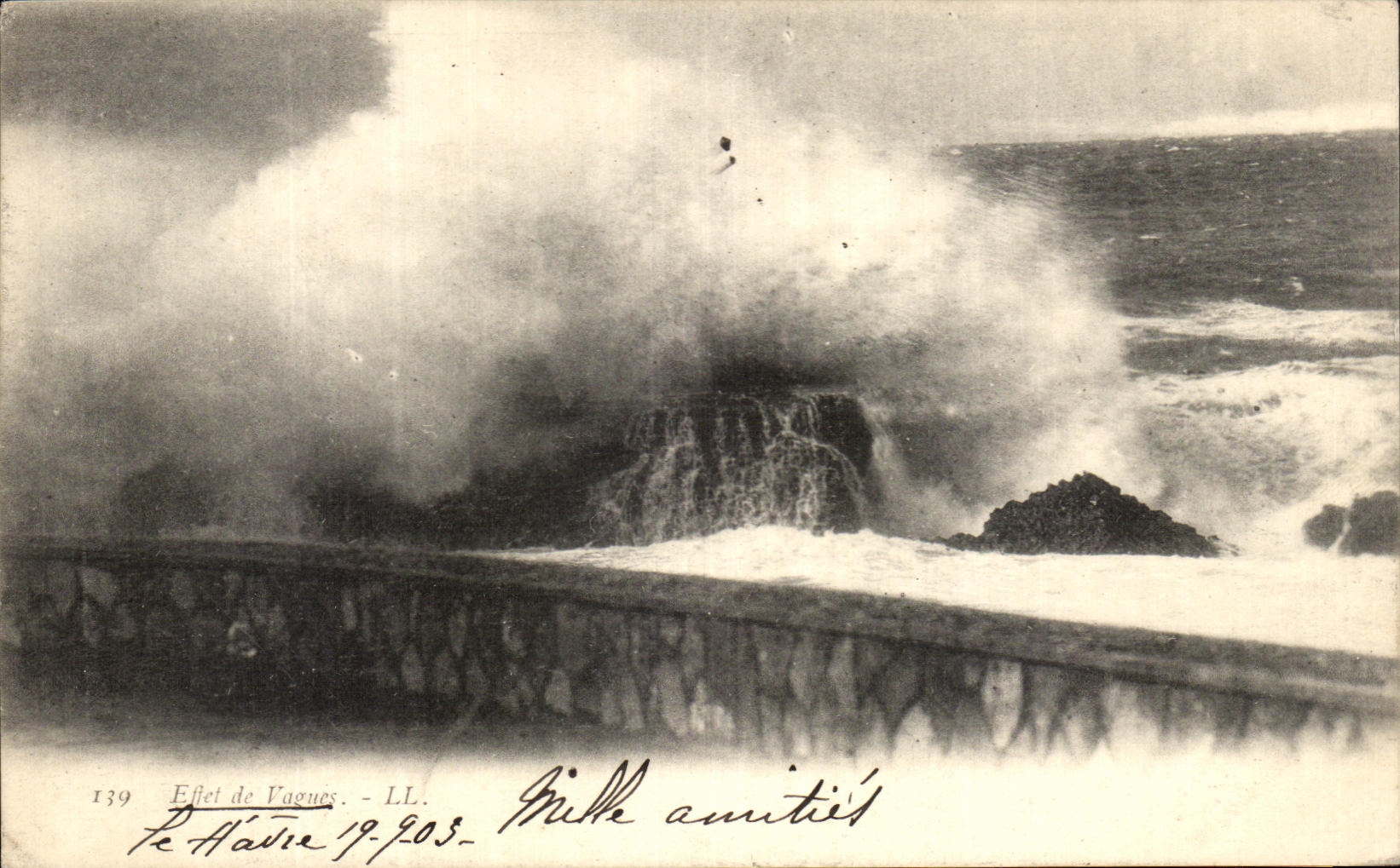 CPA Effect of vaguenesses Le Havre