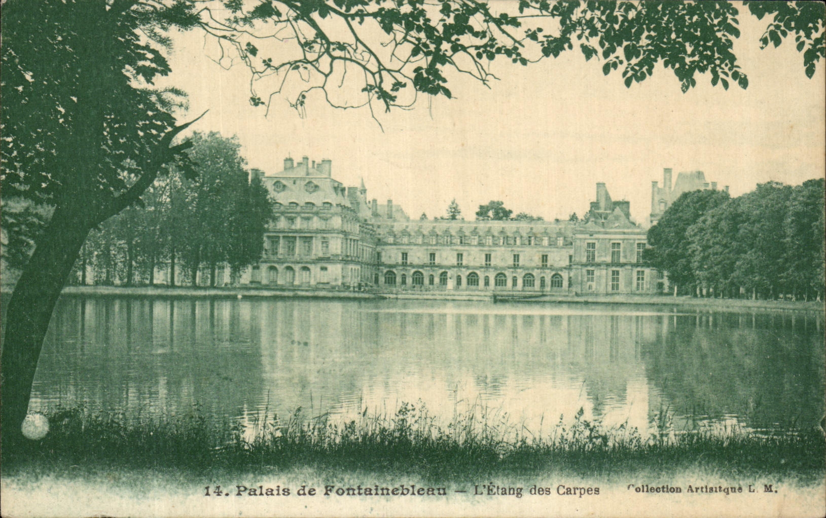CPA Pont De Fontainebleau the pond Of Carps