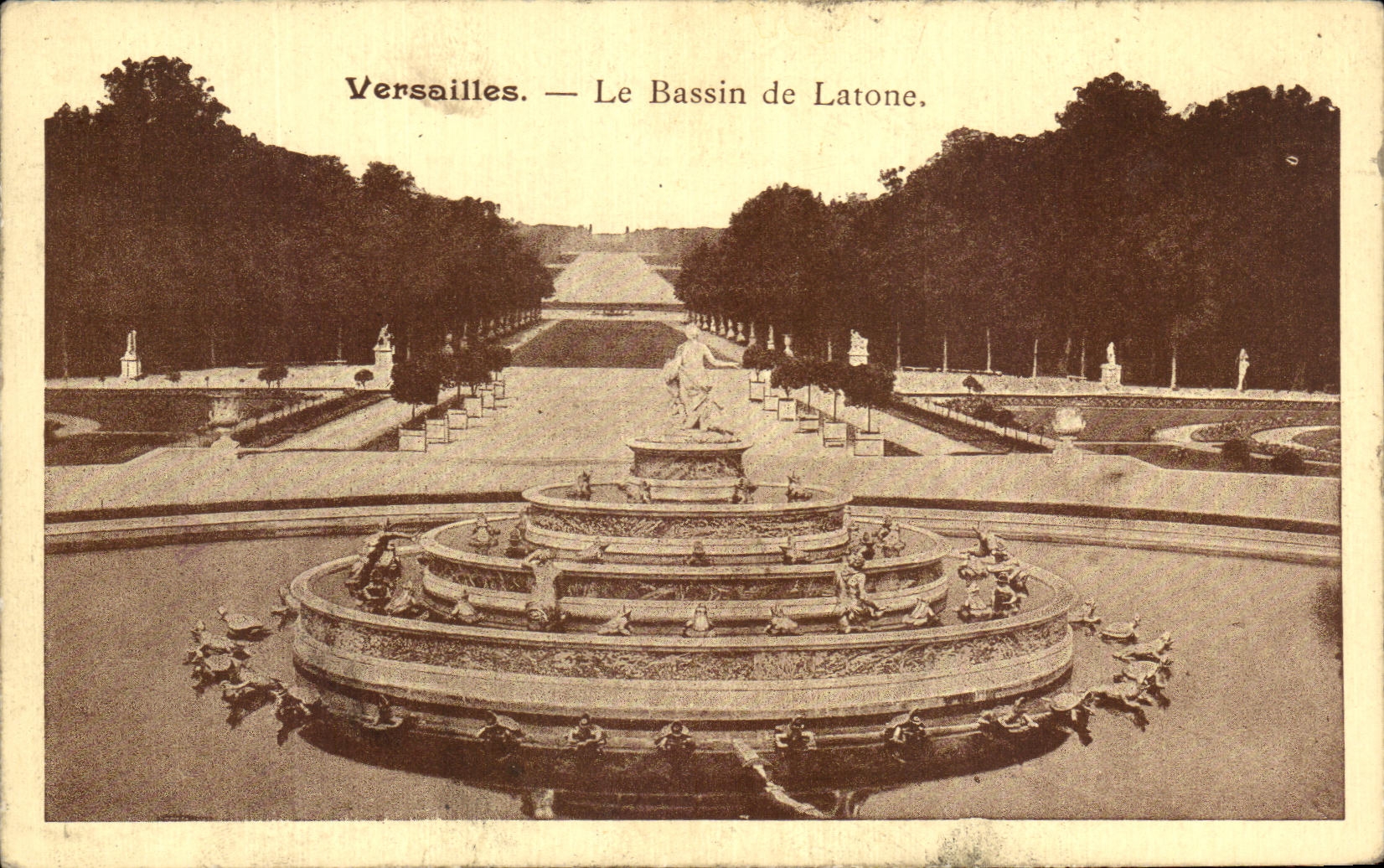 CPA Versailles Le Bassin De Latone