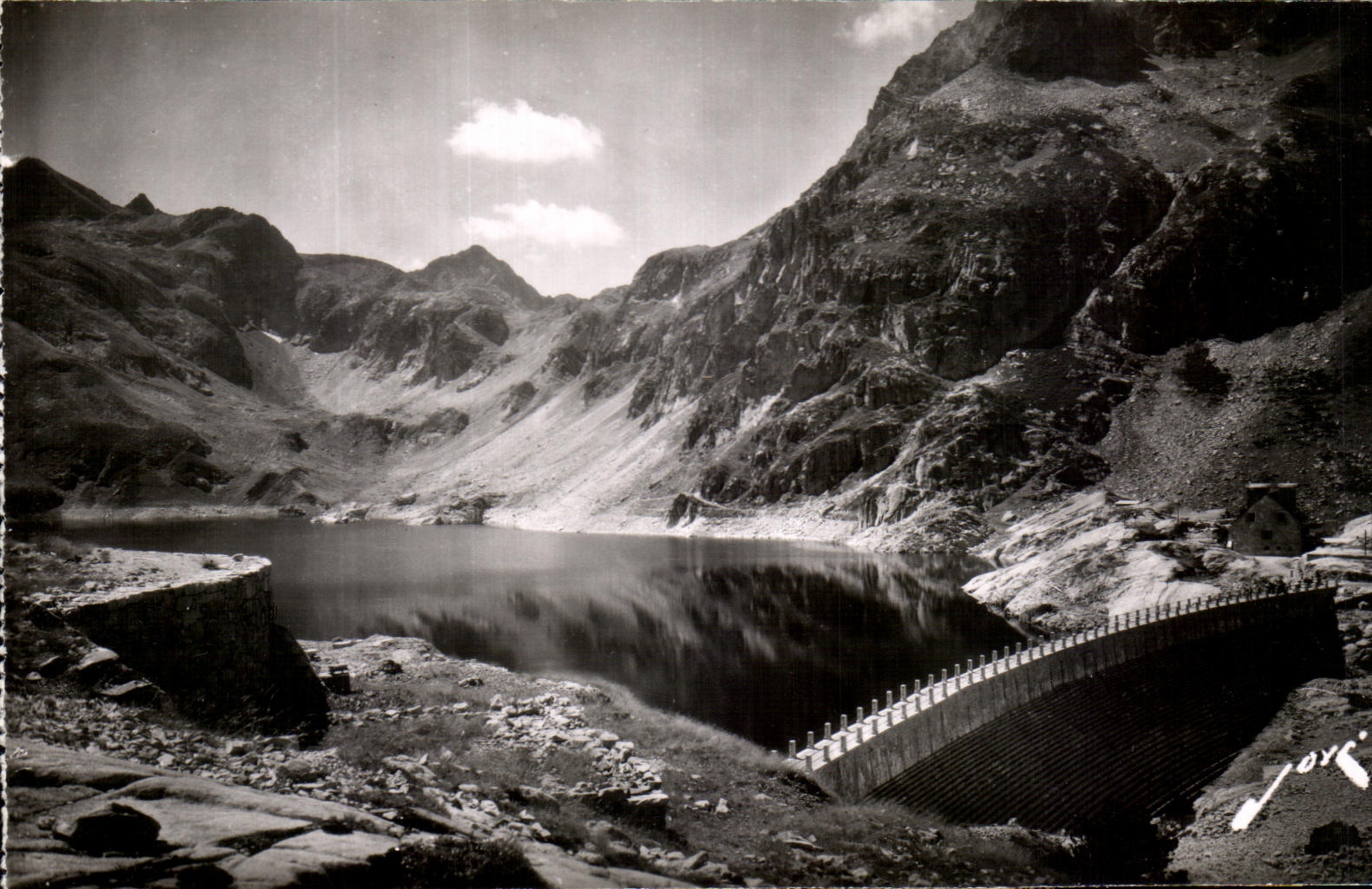 Gone CPA D' Ossau the Lake D' Artouste And Its Stopping