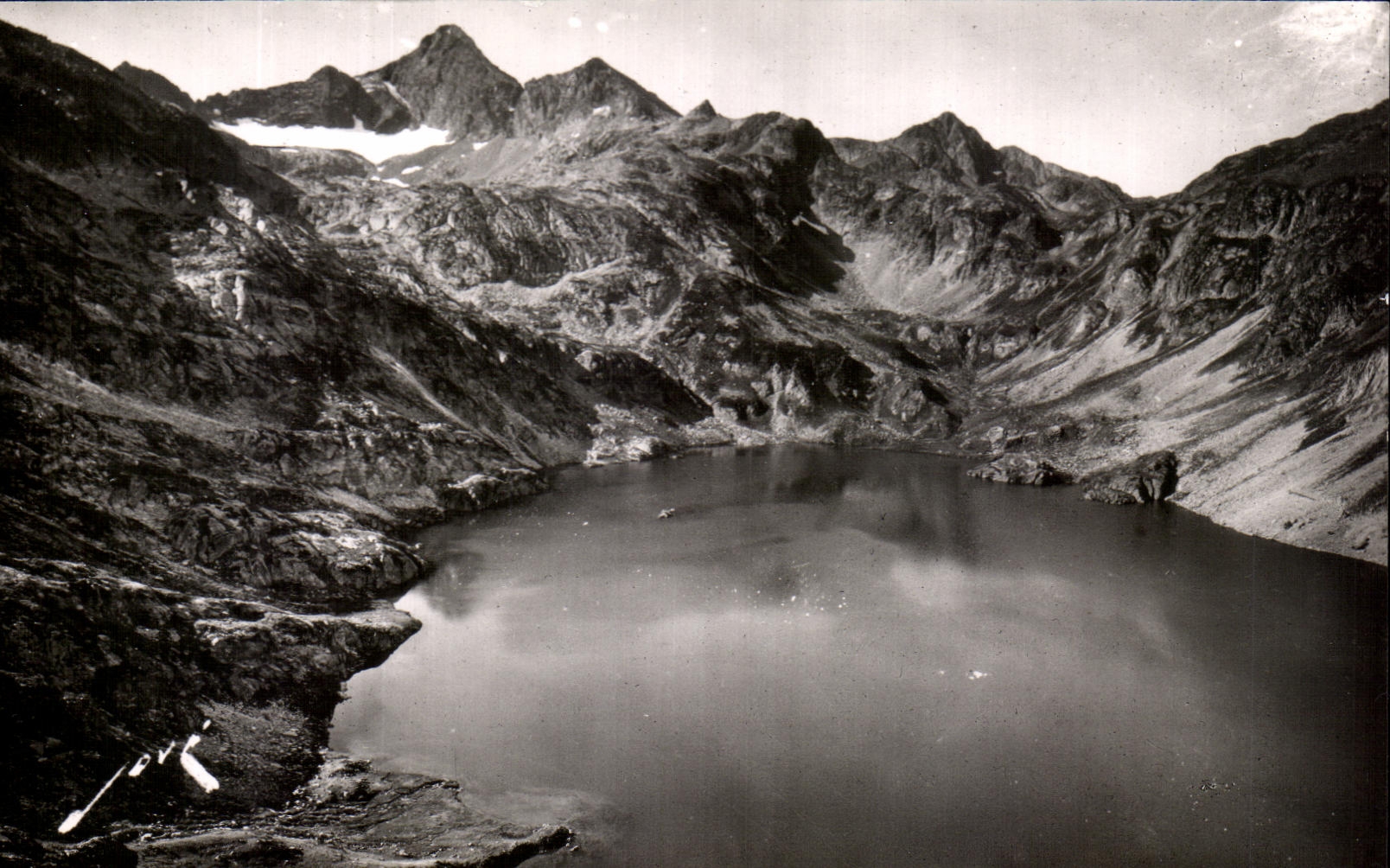 CPA Valley D' Ossau the Lake Artouste and the peak of Arremoult