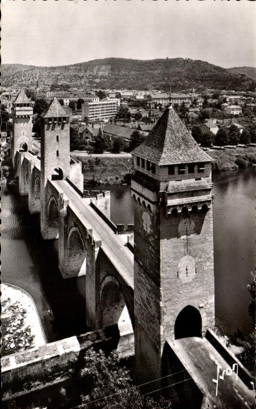 CPA Cahors el puente de Valentre