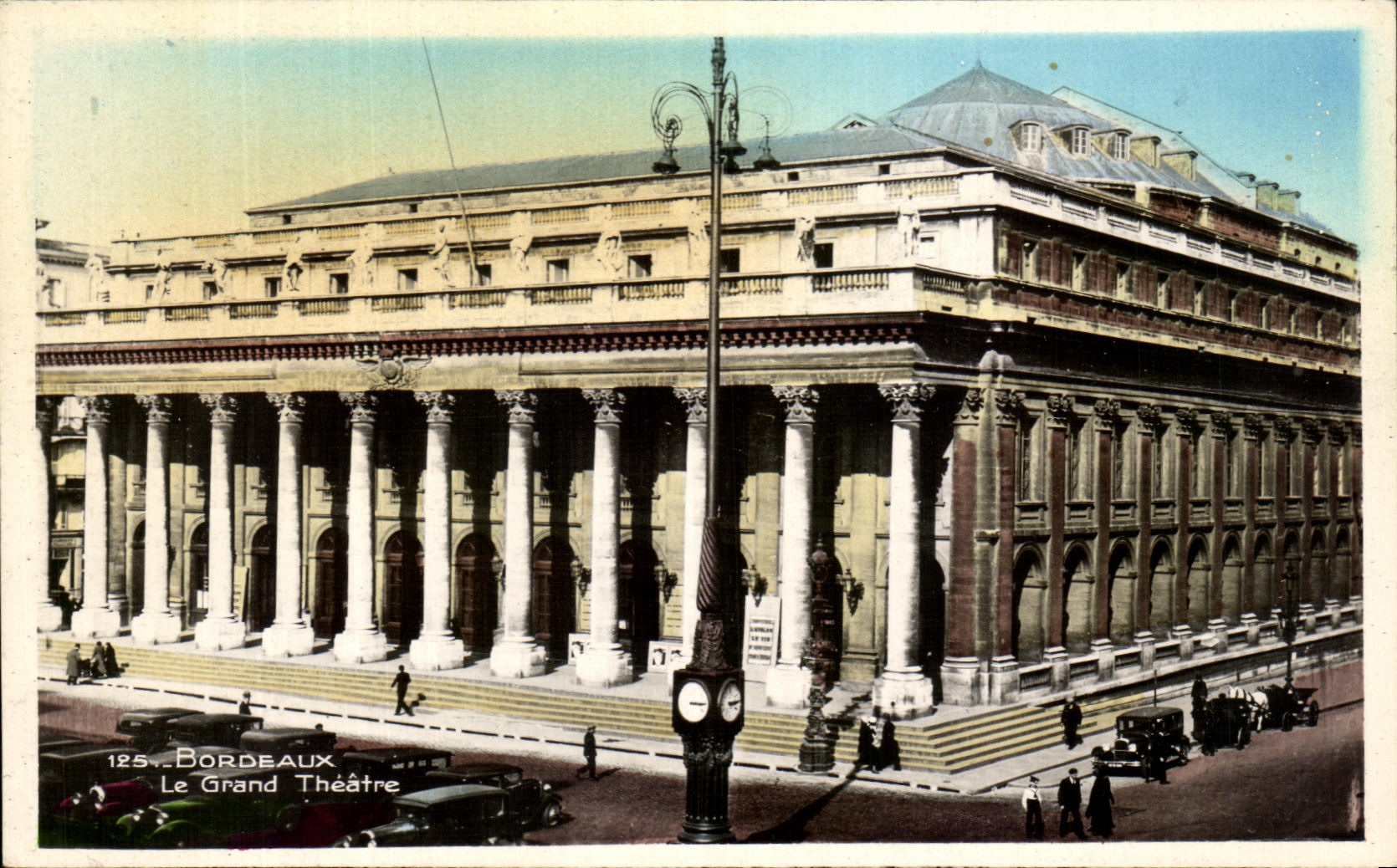 CPA Bordeaux the Large Theater