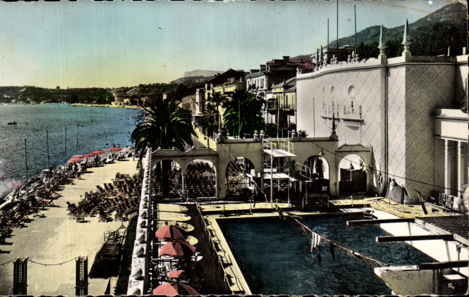 CPA Menton the Swimming pool of the Casino