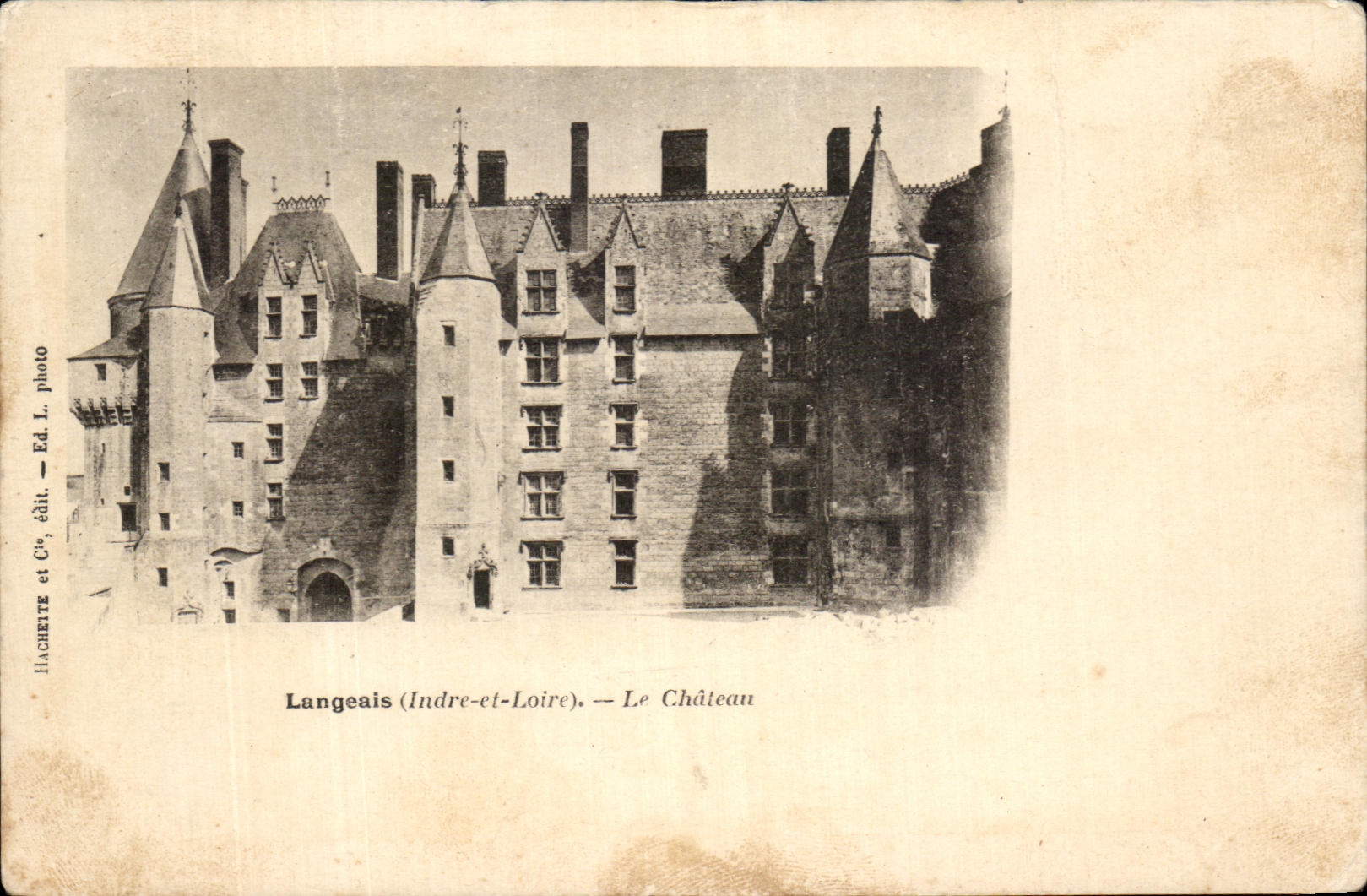 CPA Langeais el castillo