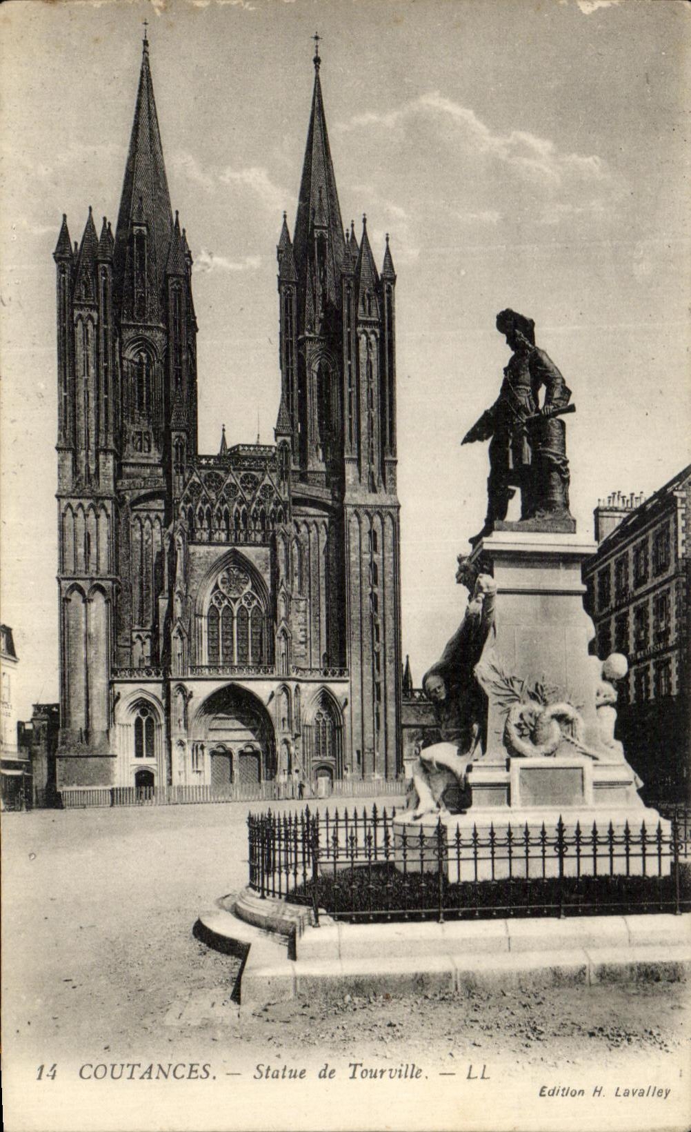 CPA Coutances Statue of Tourville