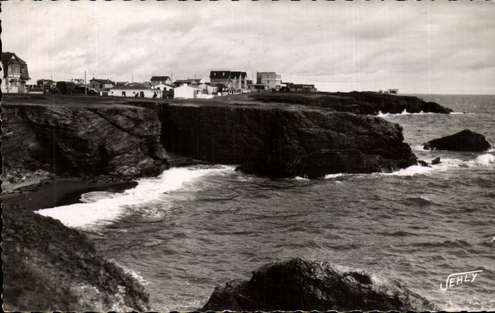 CPA la cornisa de Vendean entra en Croix de Vie y Sion