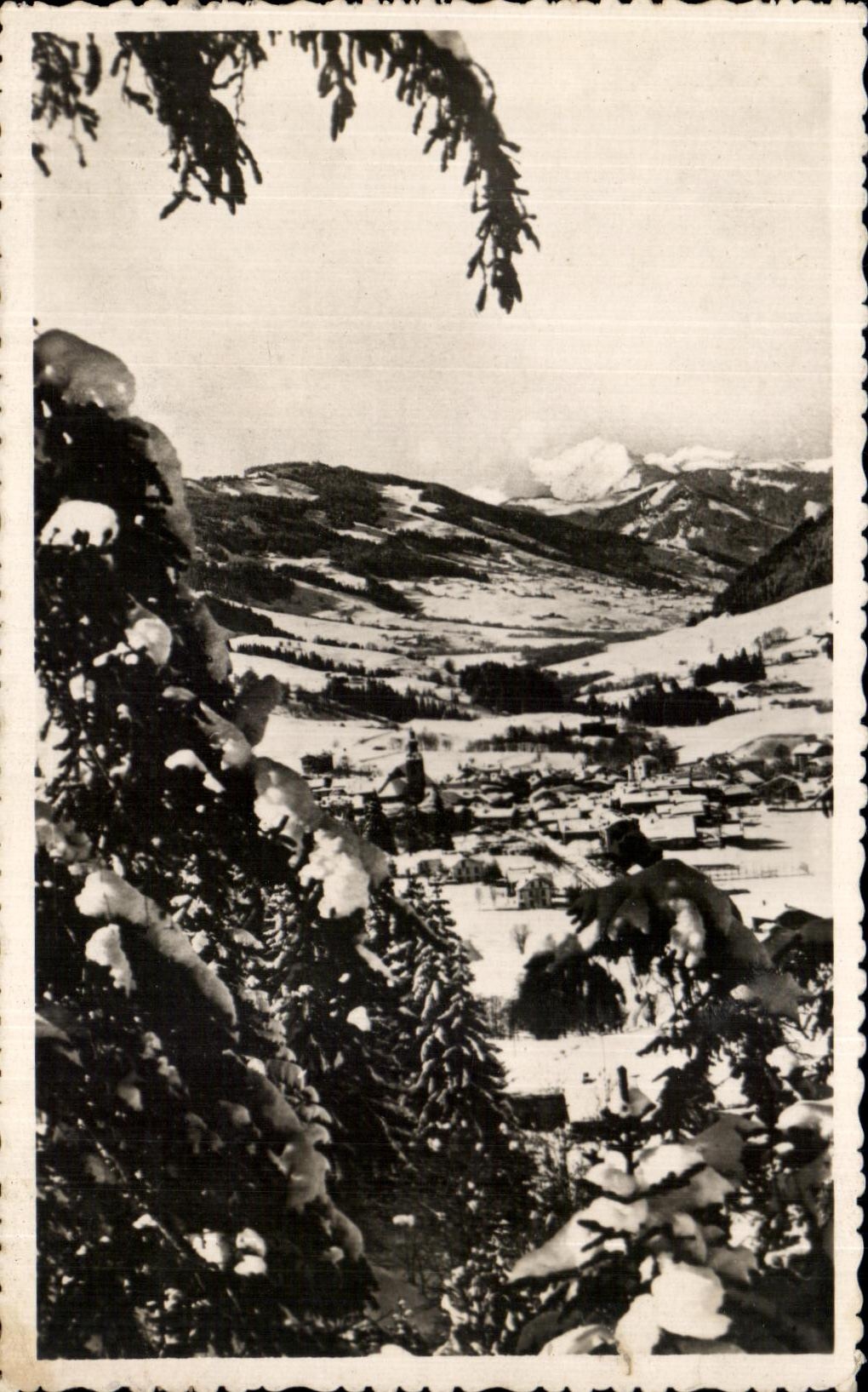 CPA Megeve Station Hivernale
