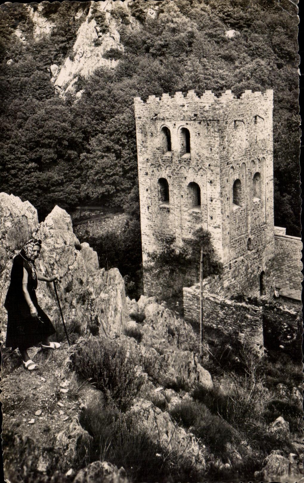 CPA Roussillon Abbey of Saint Martin Canigou the Bell-tower