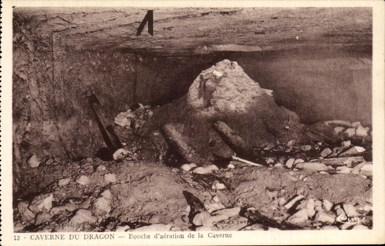 CPA Caverne of the Dragon Stops ventilation of the Militaria Cave