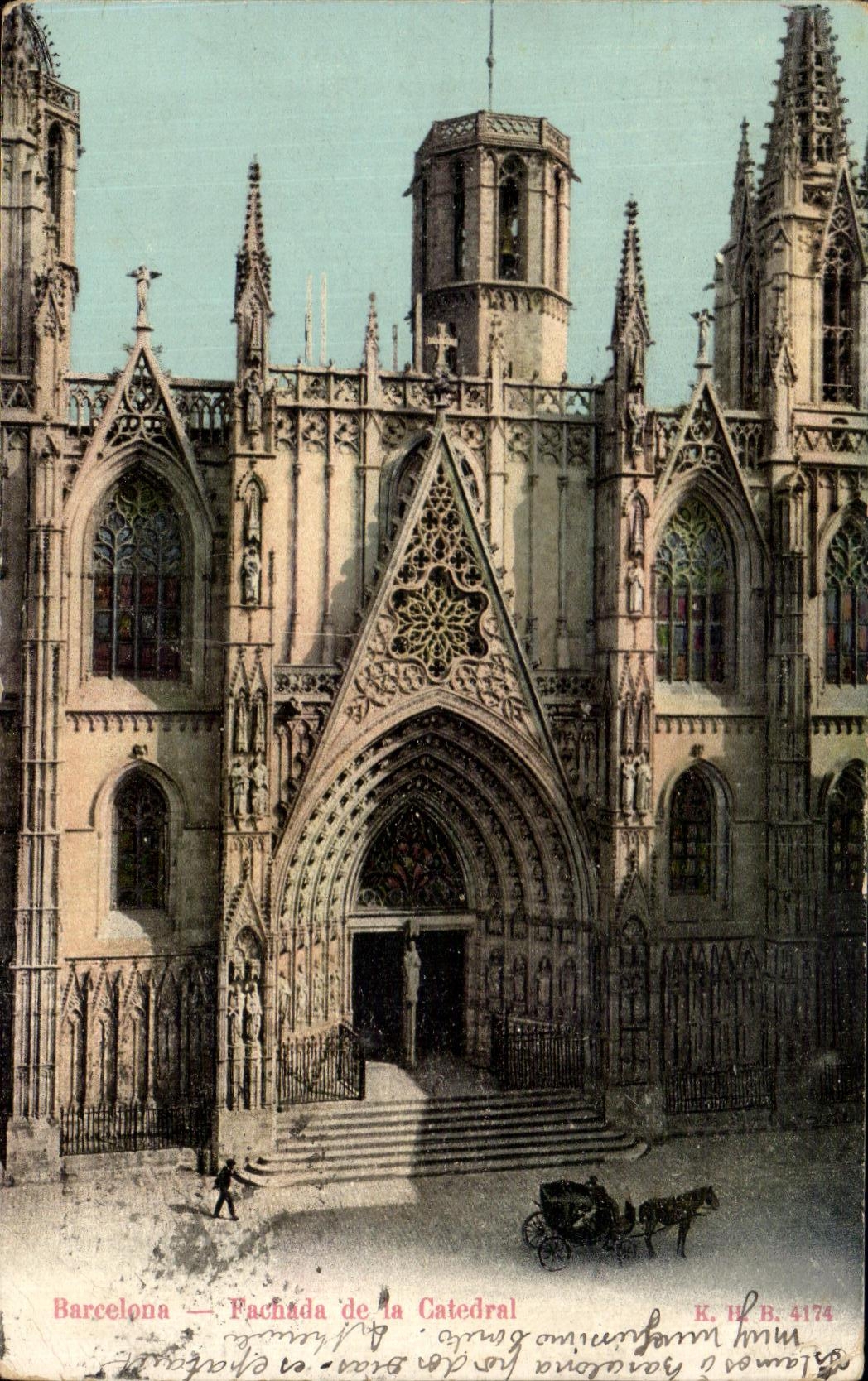 CPA Barcelona Pachada of Catedral