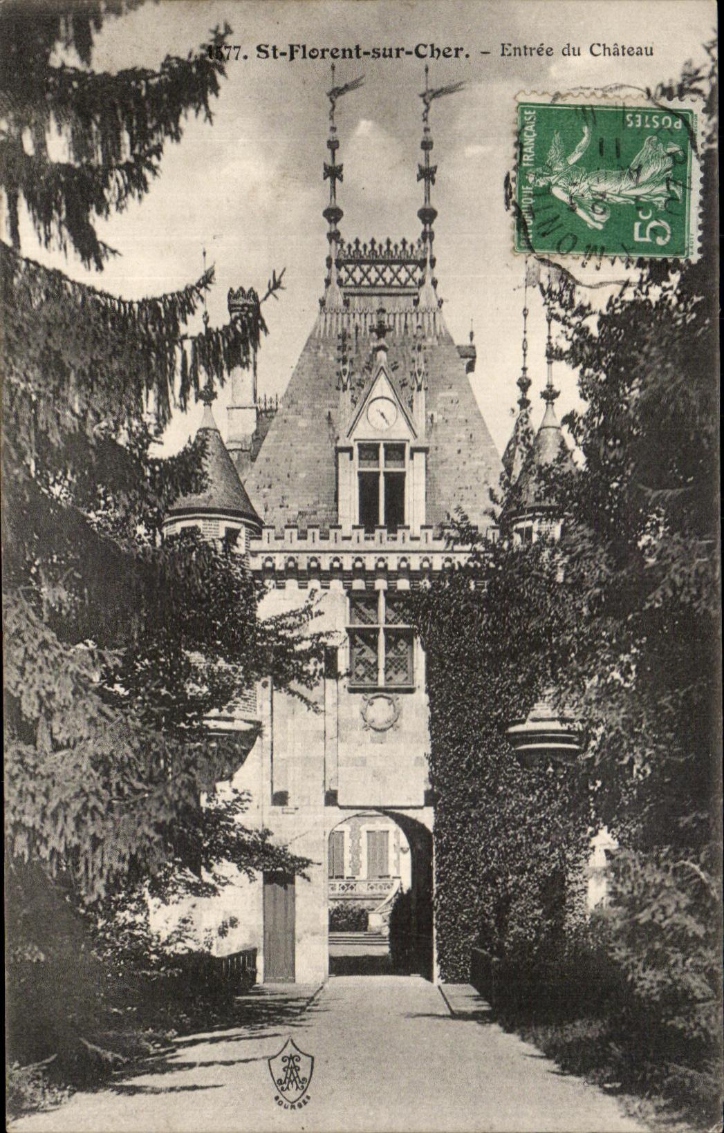 CPA St Florent On Expensive Entree of the Castle