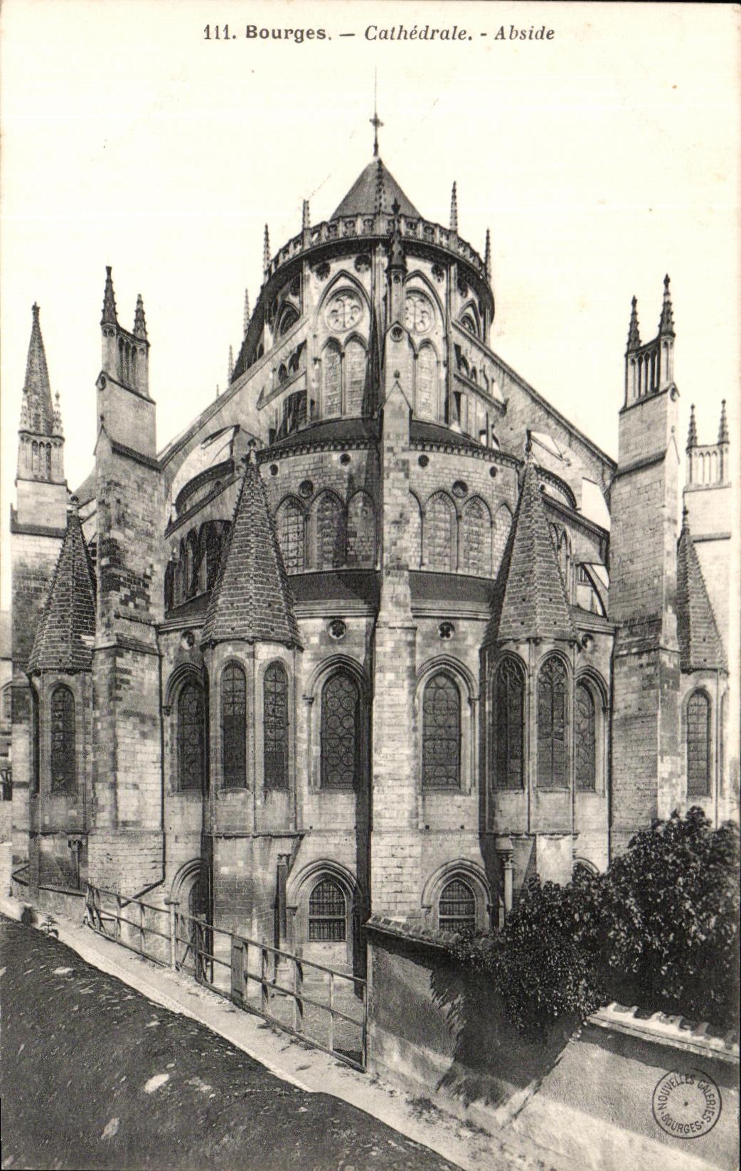 Apse de la catedral de CPA Bourges