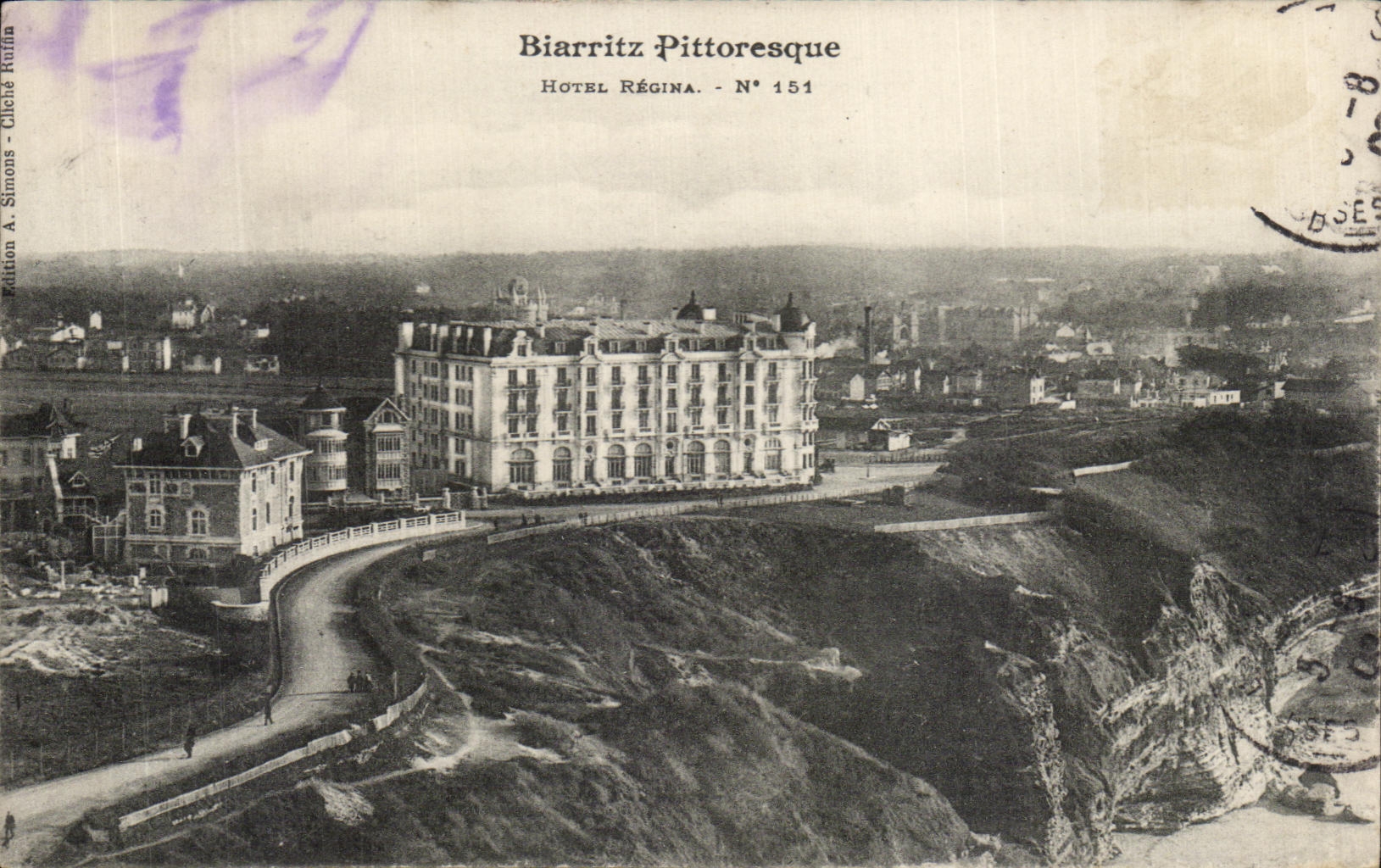 CPA Biarritz Pittoresque Hotel Regina