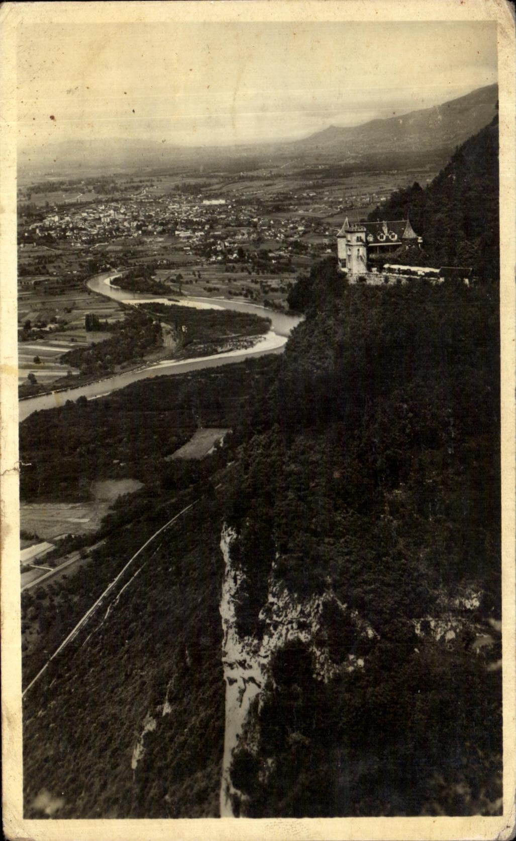 CPA Monnetier the Hotel of the Castle Seen On Arve and Annemasse Old Residence of the Dukes of Savoy