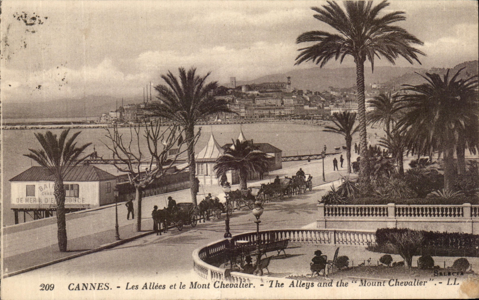 CPA Cannes Alleys and the Mount Knight