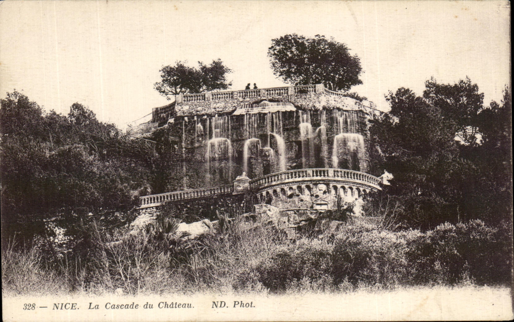 CPA Nice the Cascade of the Castle