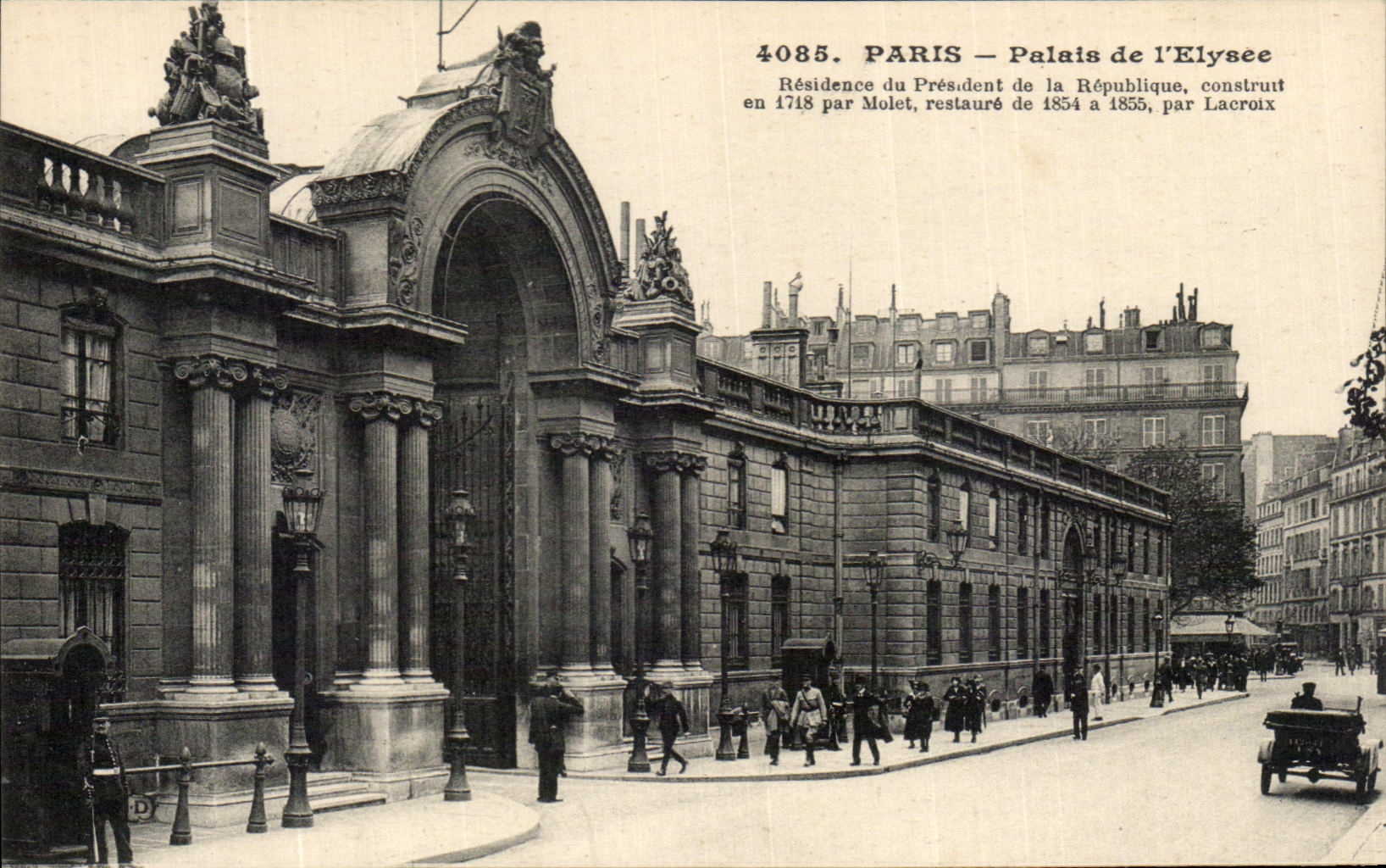 CPA Paris Elys3ee palace Residence Of the President Of the Republic