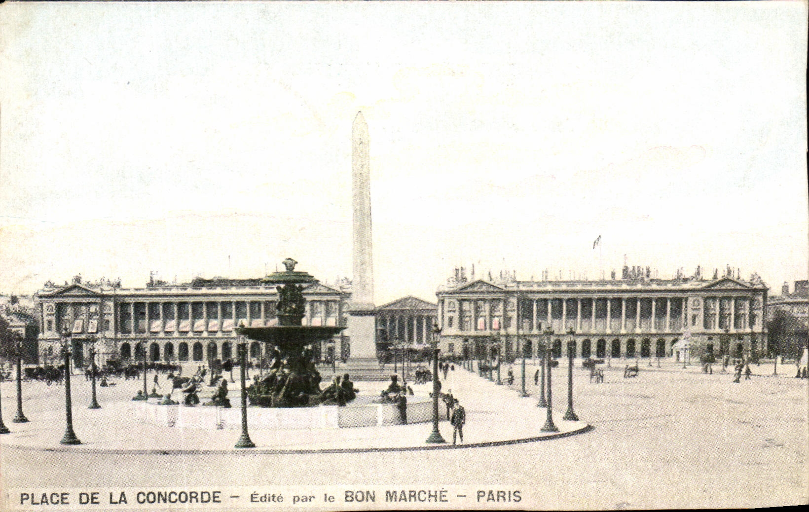 CPA Places Harmony By Bon Marche Paris