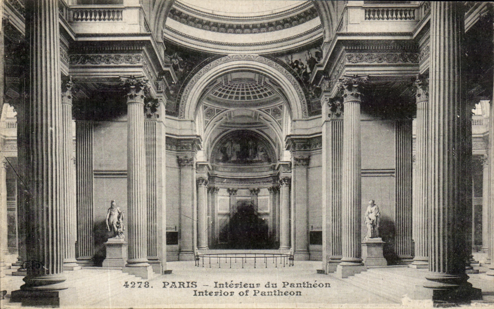 CPA Interior Paris Of the Pantheon
