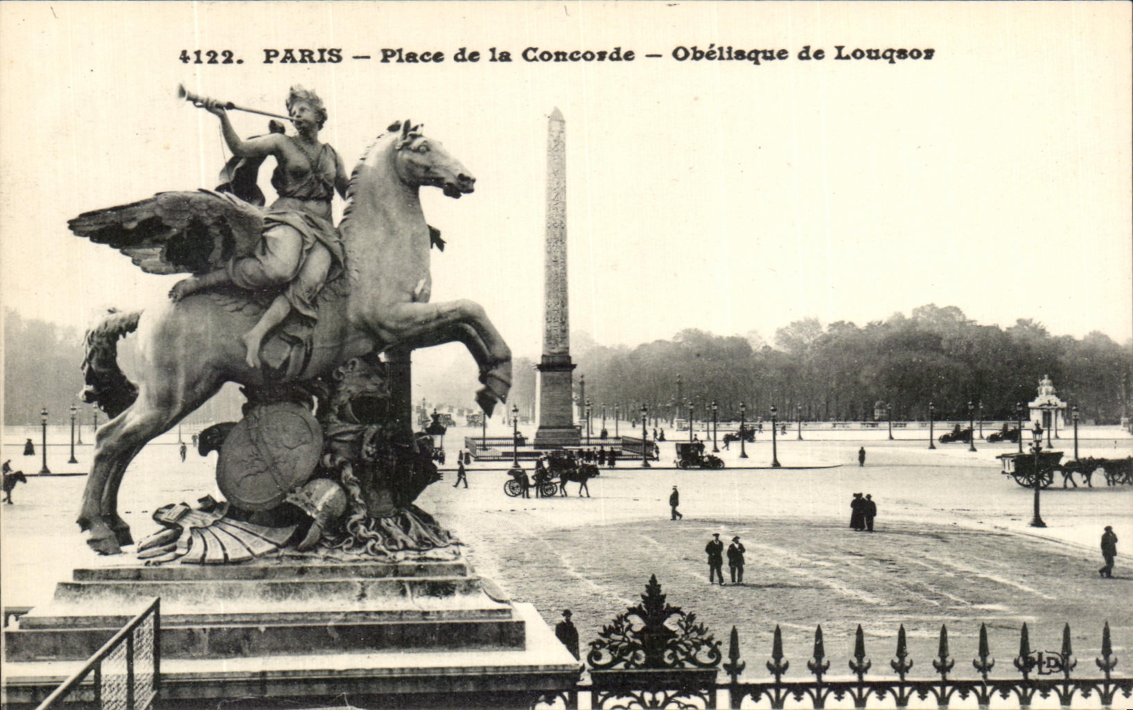 CPA Paris Places Cathedral Obelisque De Louqsor