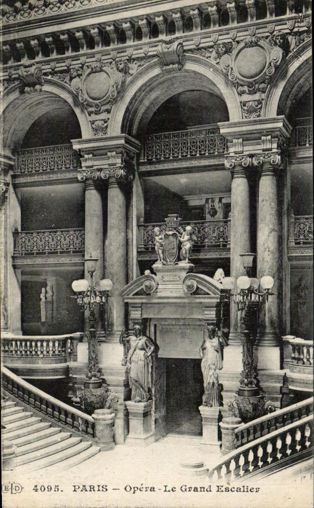 CPA Paris Opera the Large Staircase