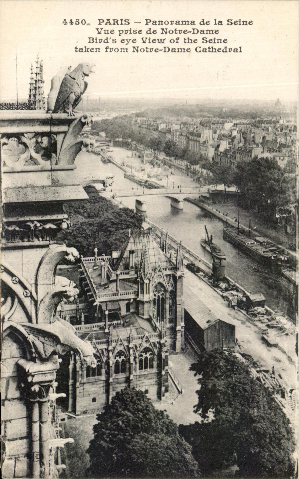 CPA Paris Panorama Of the Seine Seen from Of Notre Dame