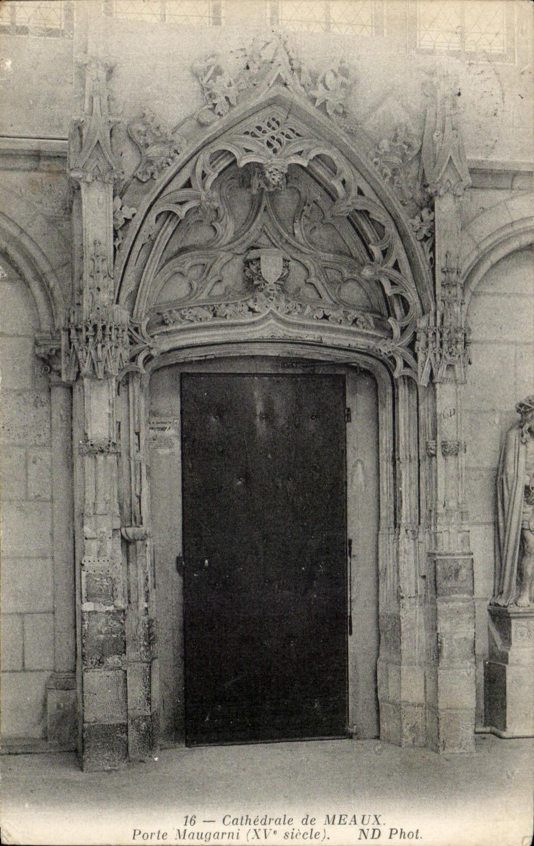 CPA Cathedral of Meaux Maugarni Gate