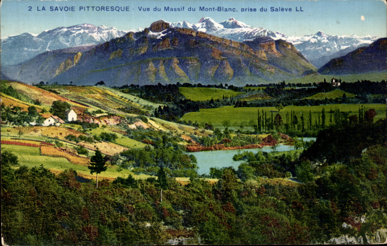 CPA Picturesque Savoy Seen of Mountain of the Mount Blanc Taken of Saleve