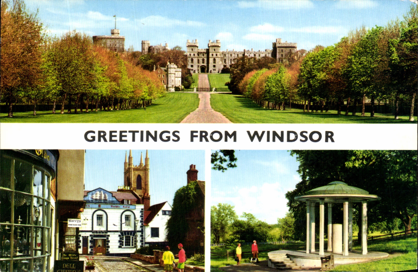 MODERN CARD Greetings From Windsor