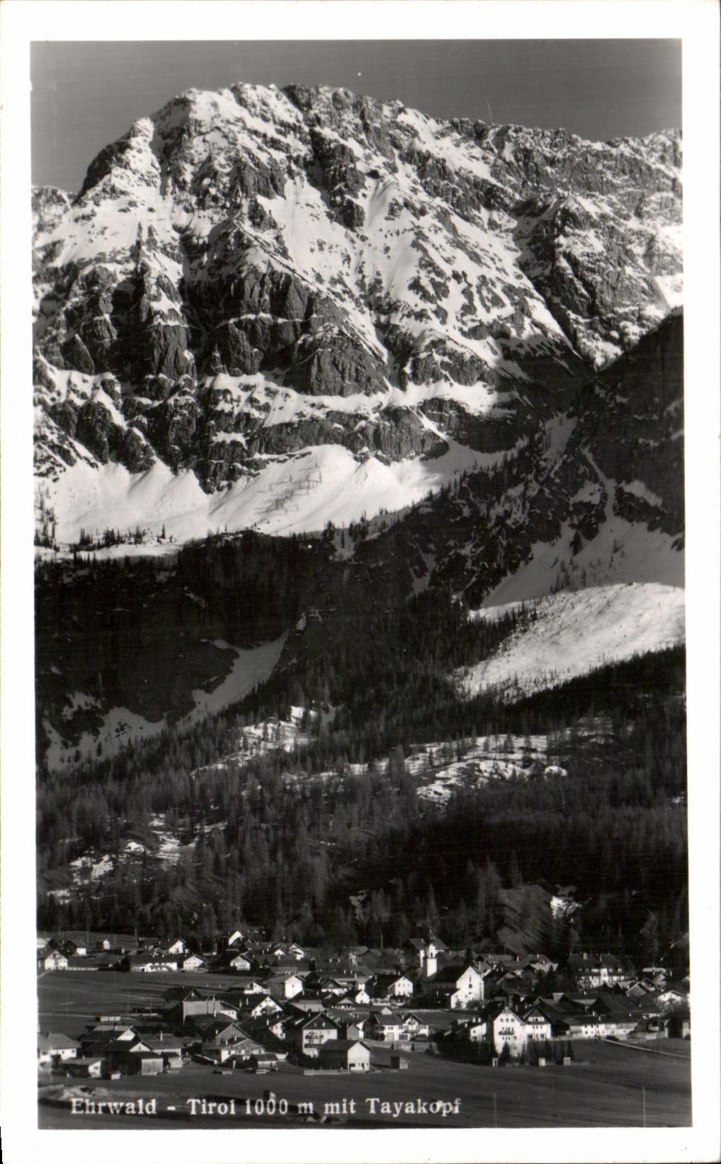 CPA Ehrwald Tirol Mit Tayakopf