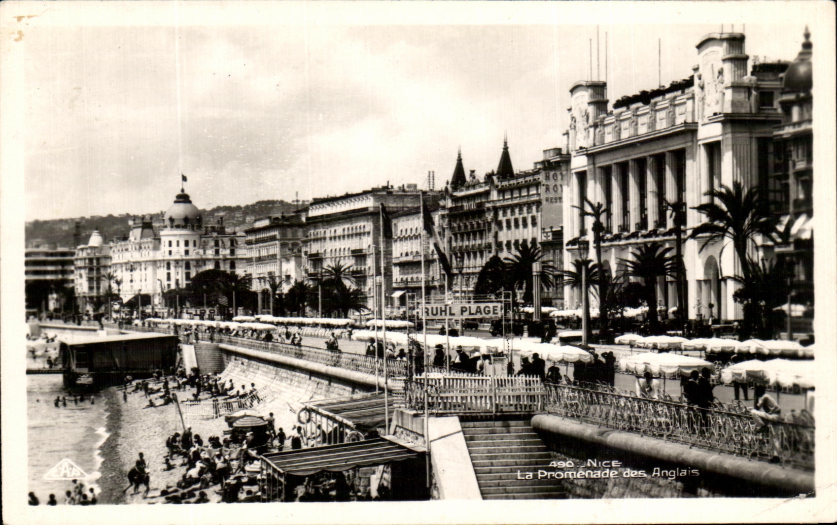 CPA Niza la caminata del ingles