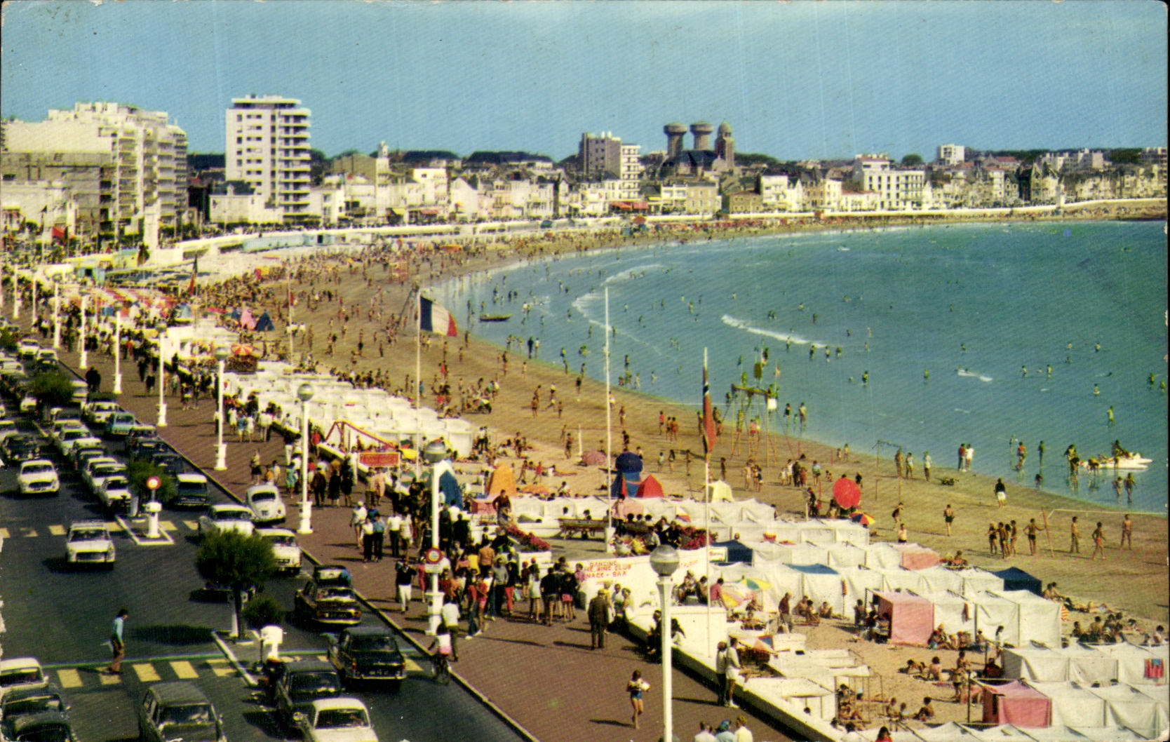 CPSM Sables d'Olonne the Embankment And the Beach