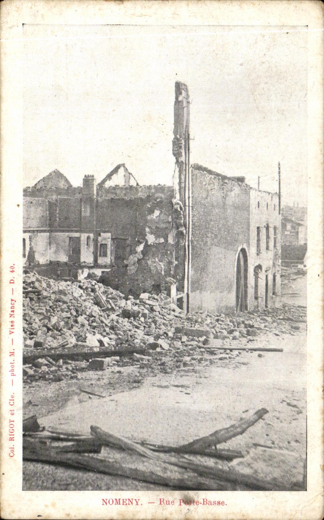 CPA Nomeny Street Low Gate