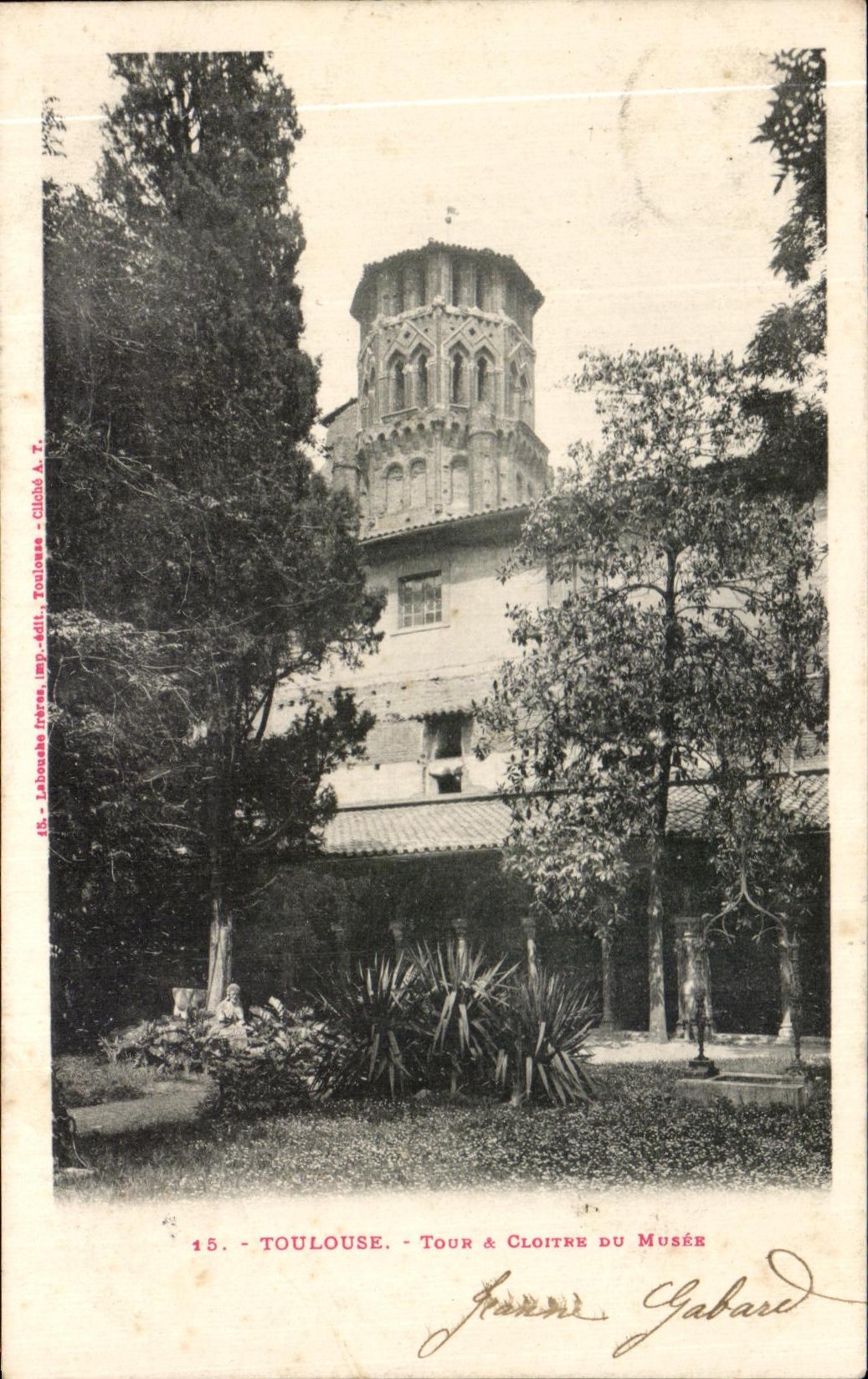 CPA Toulouse Tour et cloitre du musee