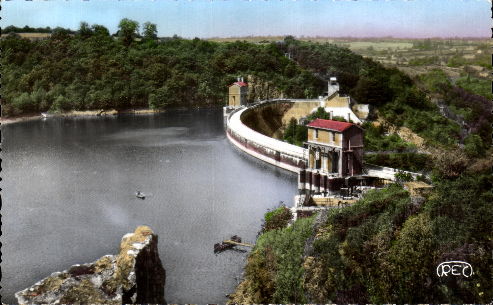 Hollow CPA Picturesque Dam Eguzon