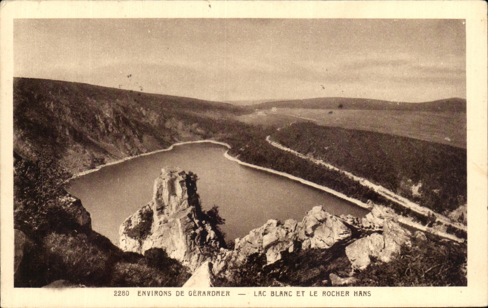 CPA Environs De Gerardmer White Lake And the Hans Rock