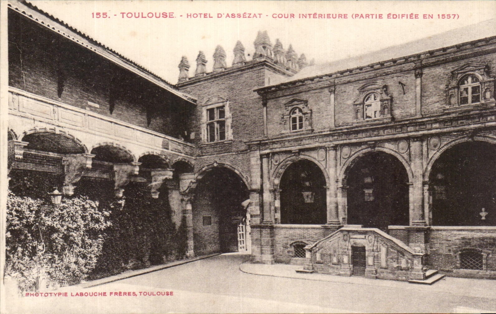 CPA Toulouse Hotel D'Assezat Cour Interieure