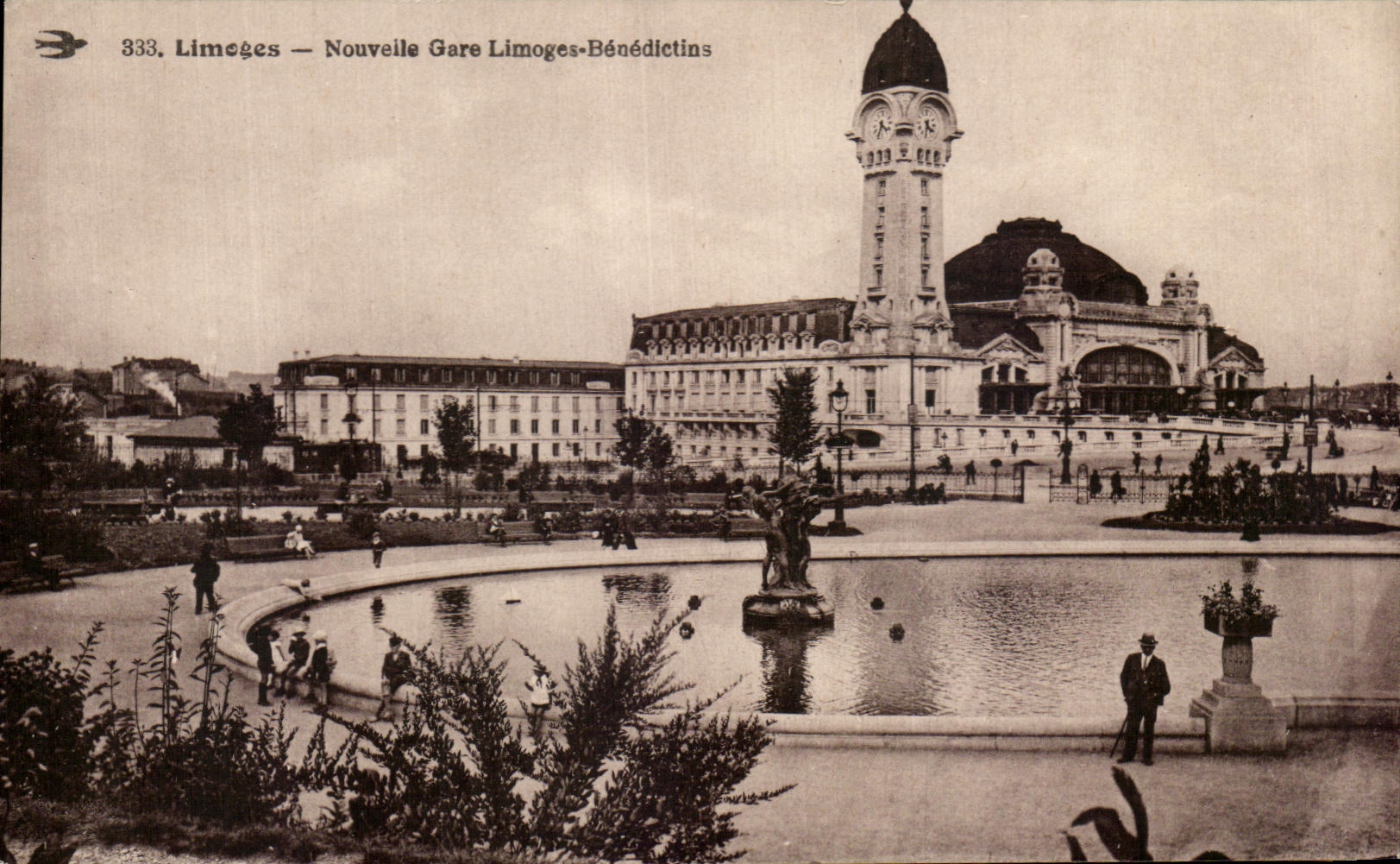 CPA Limeges Nouveile parquea Limoges Benedictins