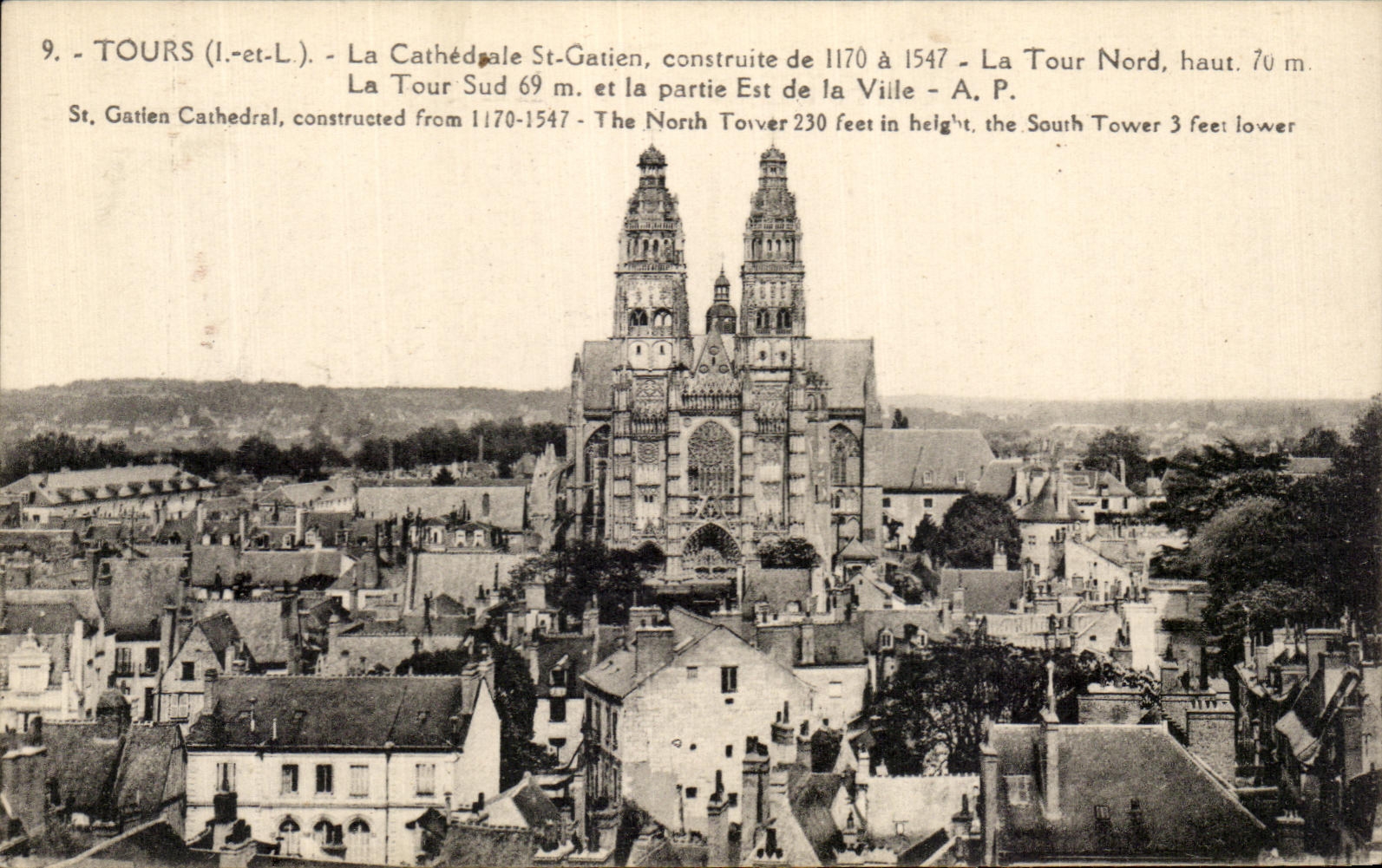 CPA Tours La Cathedrale St Gatien 