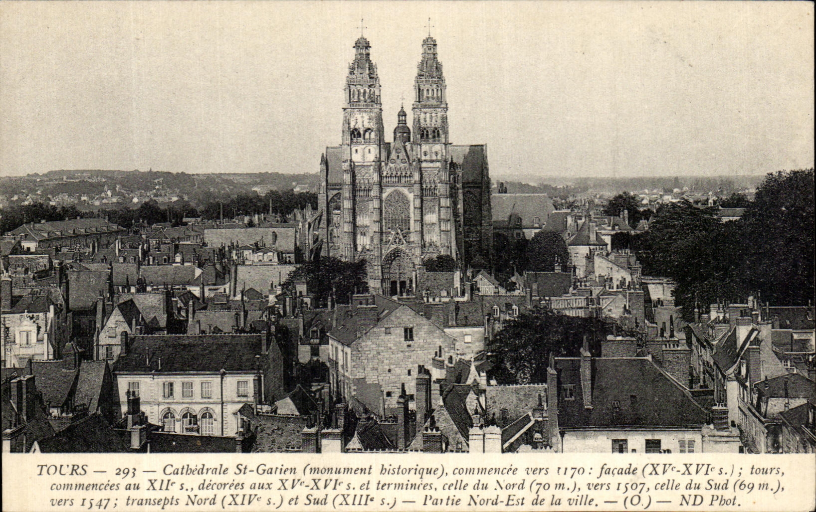 CPA Tours La Cathedrale St Gatien 